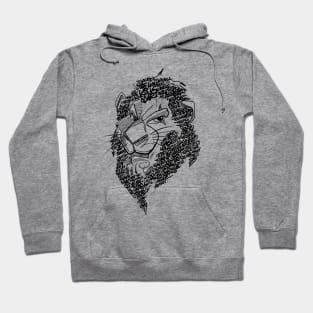 Graffiti Scar Lion Hoodie